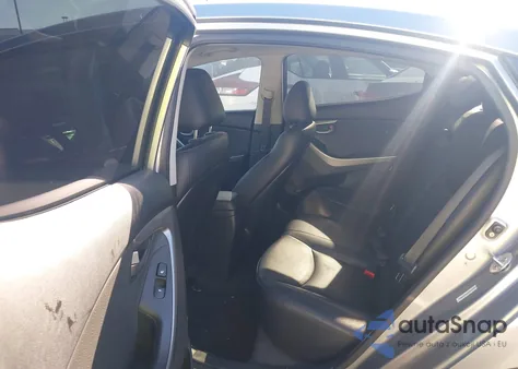 2013 Hyundai Elantra Limited from USA, damaged, VIN KMHDH4AEXDU884308